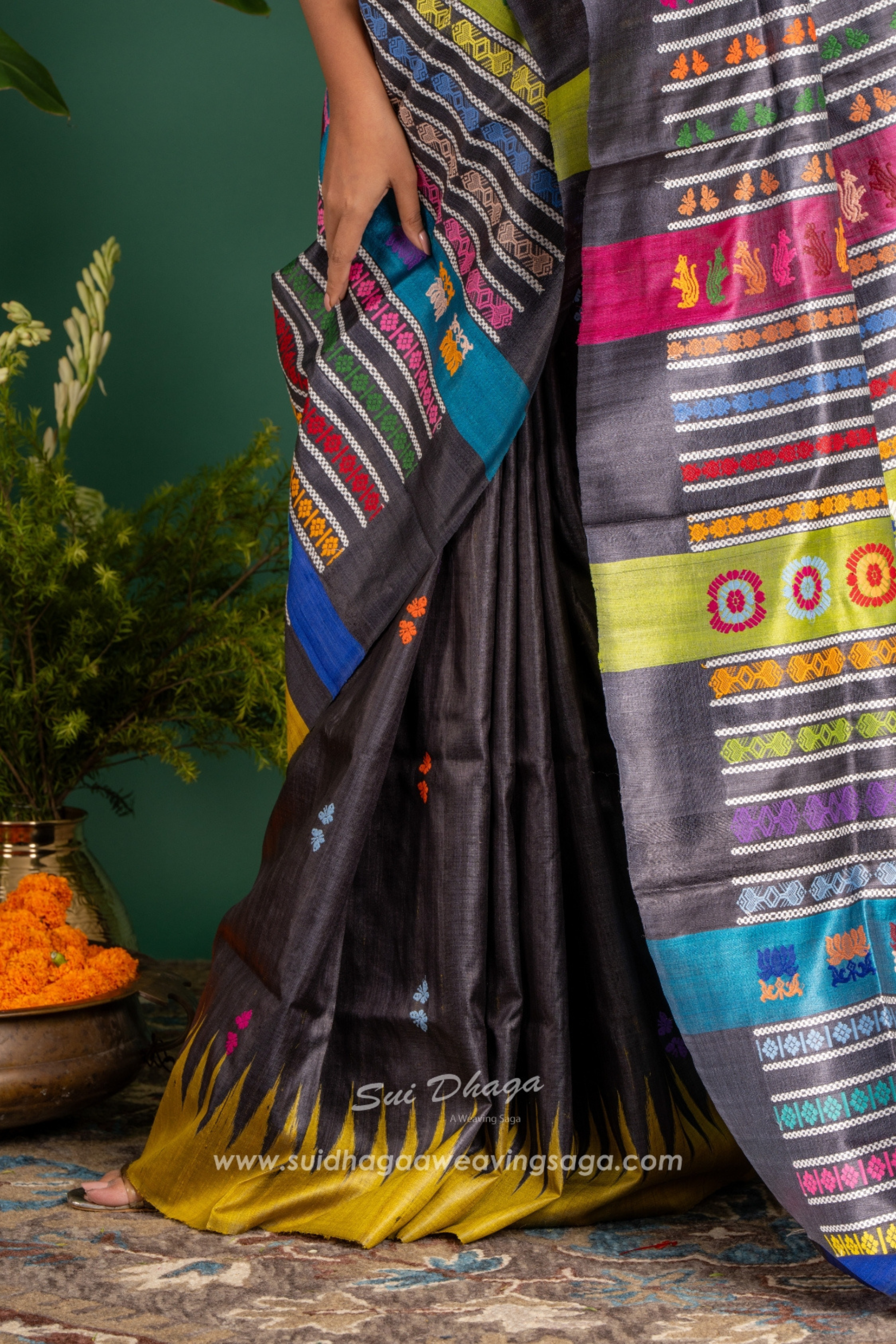 Double Pallu Gopalpur Tussar Saree - Available on PRE - ORDER