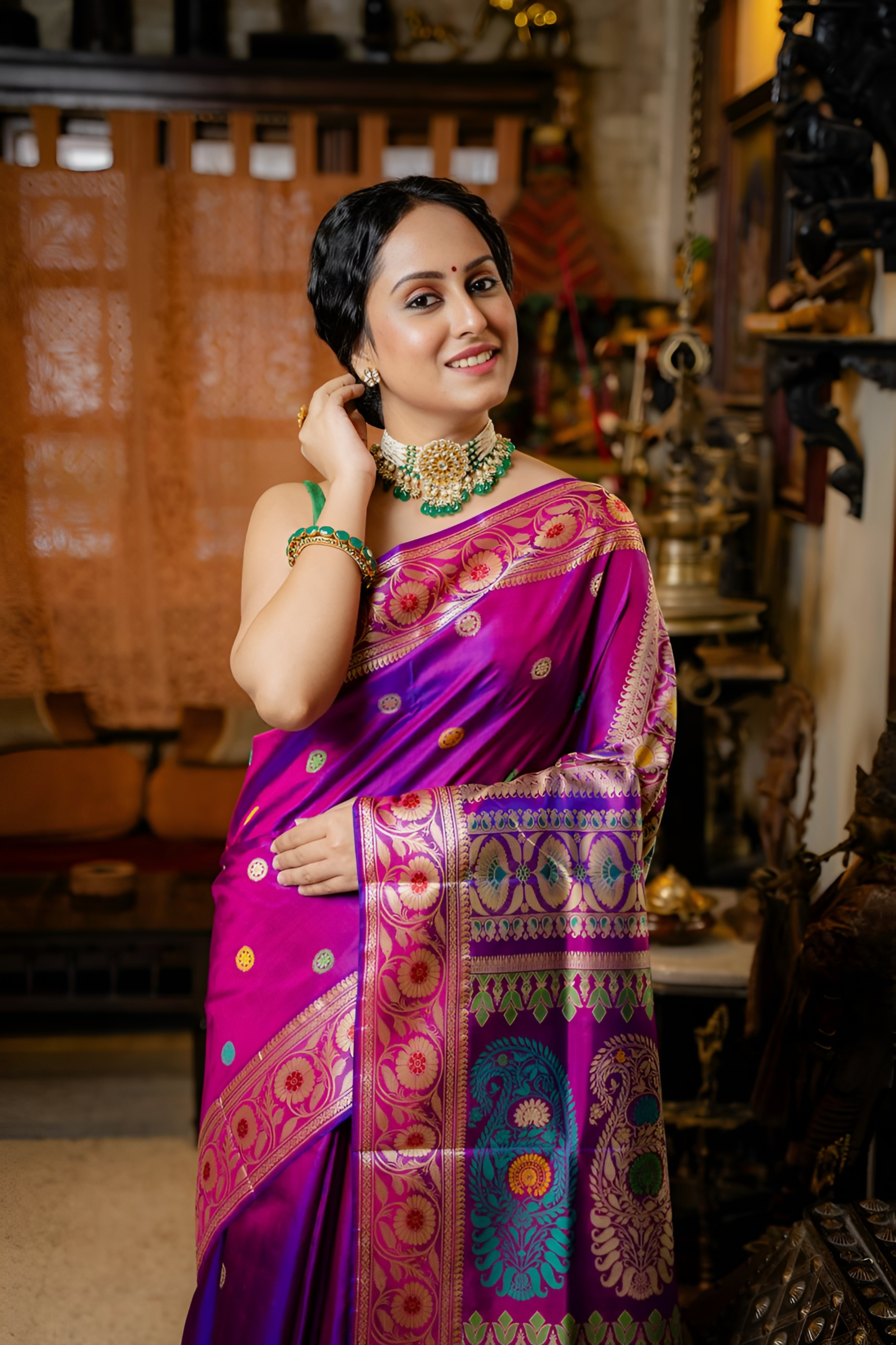Revival Heritage Baluchuri Pure Silk Saree