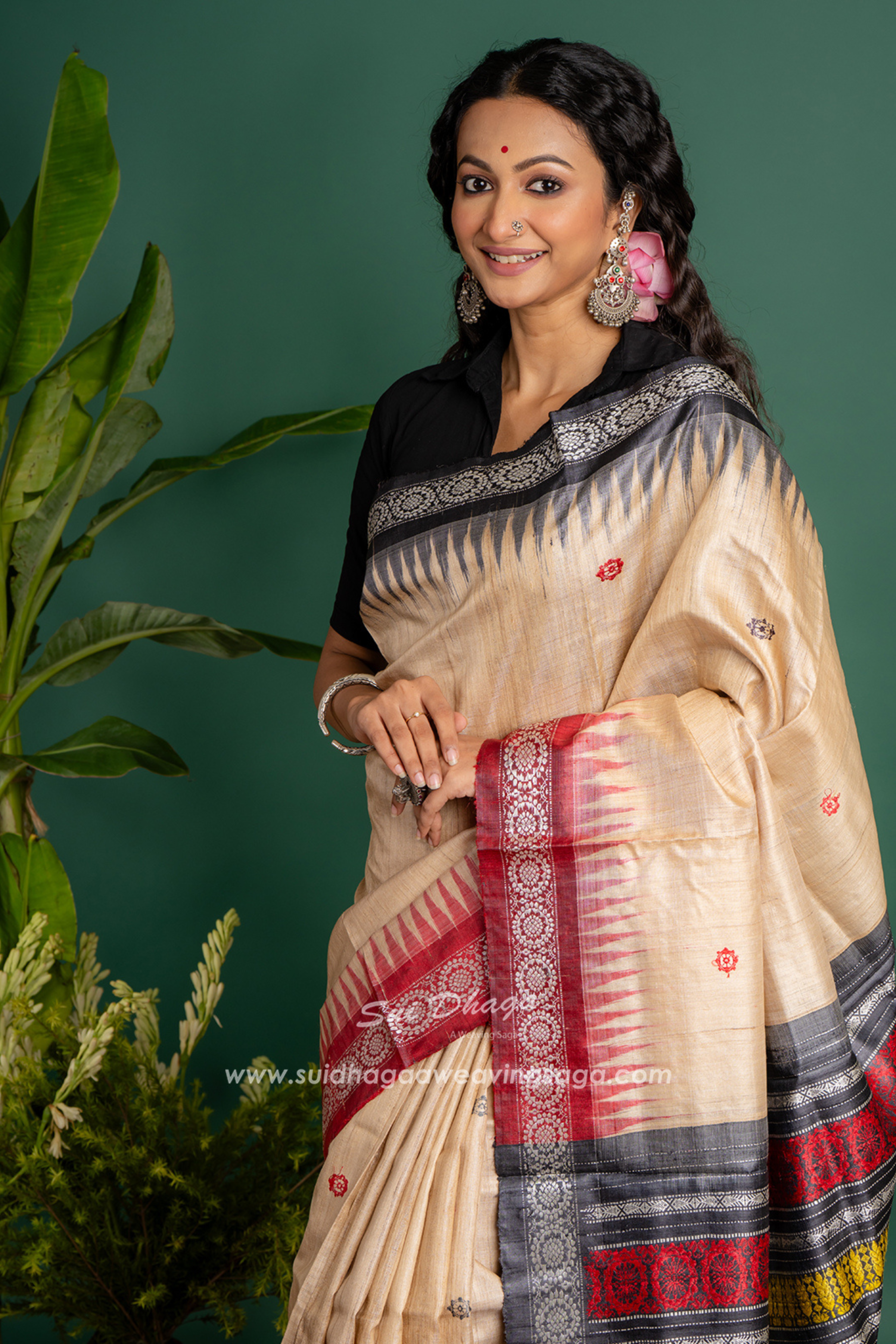 Ganga Jamuna Border Gopalpur Tussar Saree