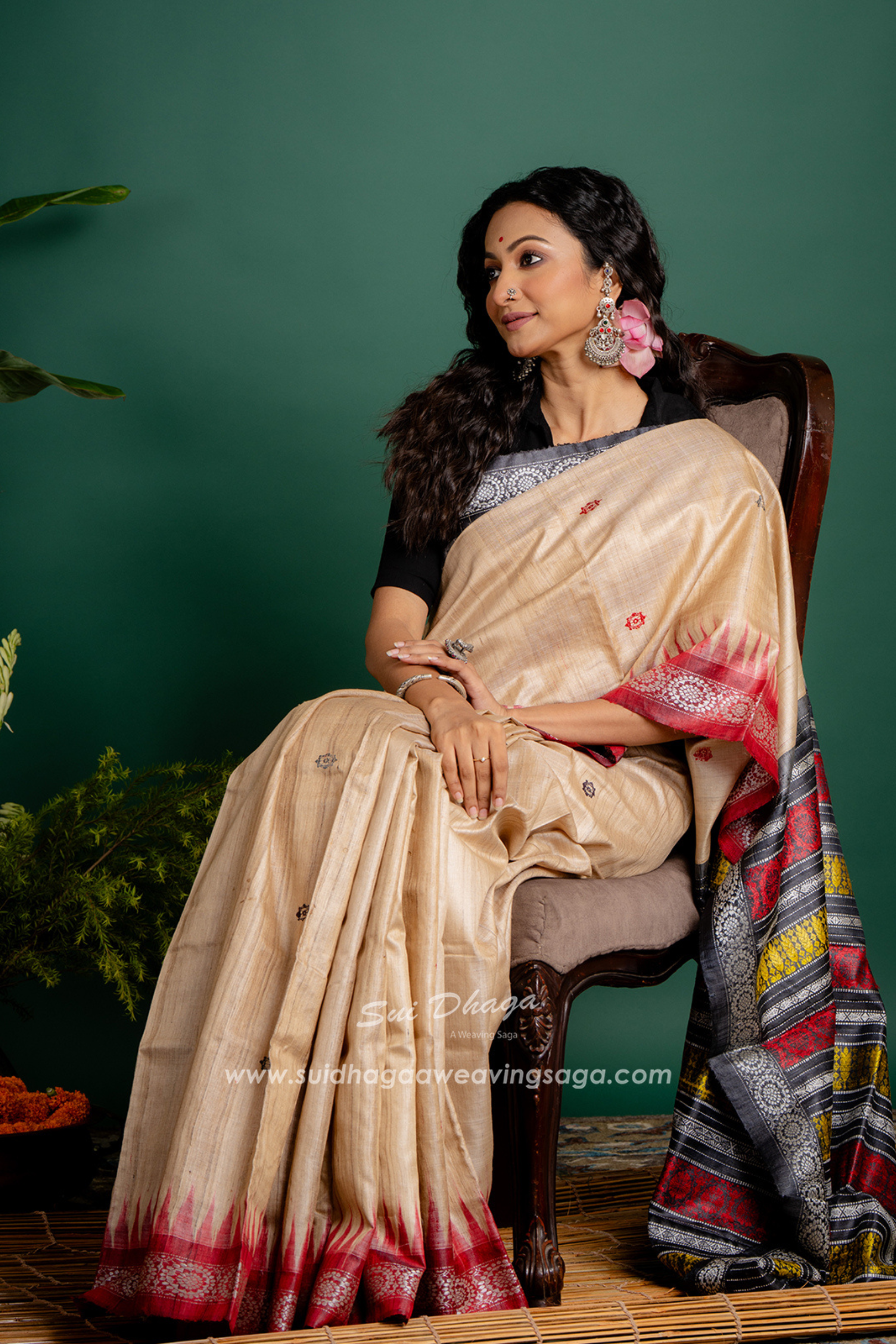 Ganga Jamuna Border Gopalpur Tussar Saree