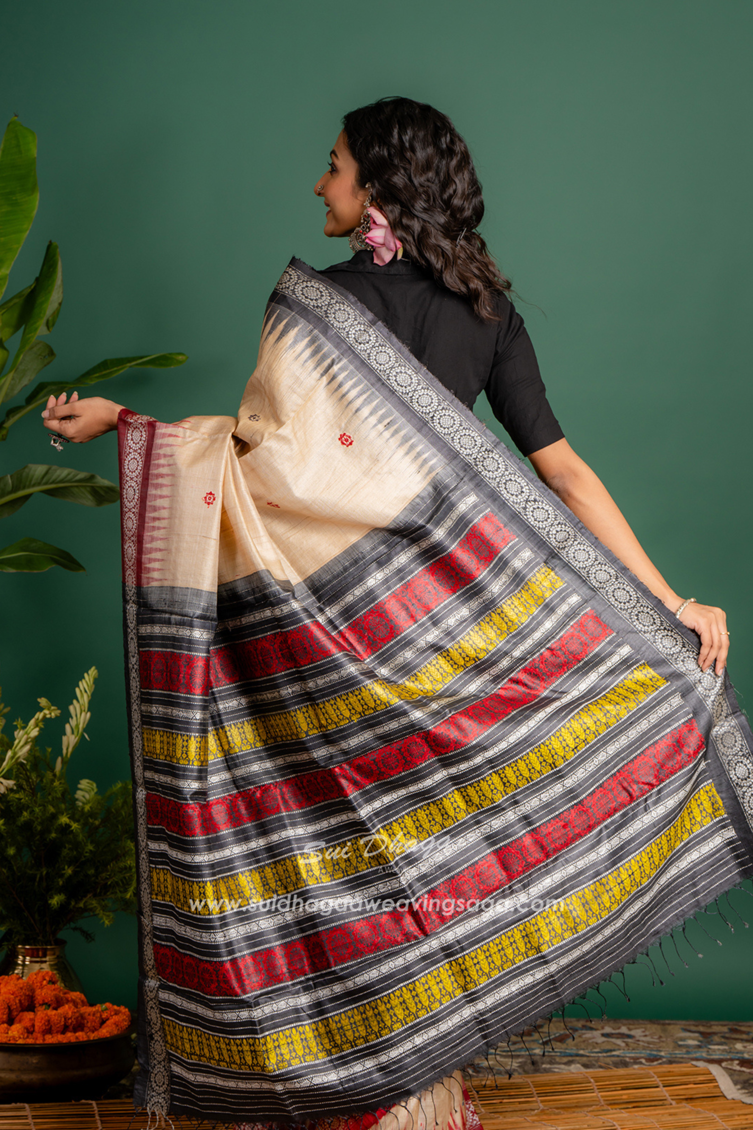 Ganga Jamuna Border Gopalpur Tussar Saree