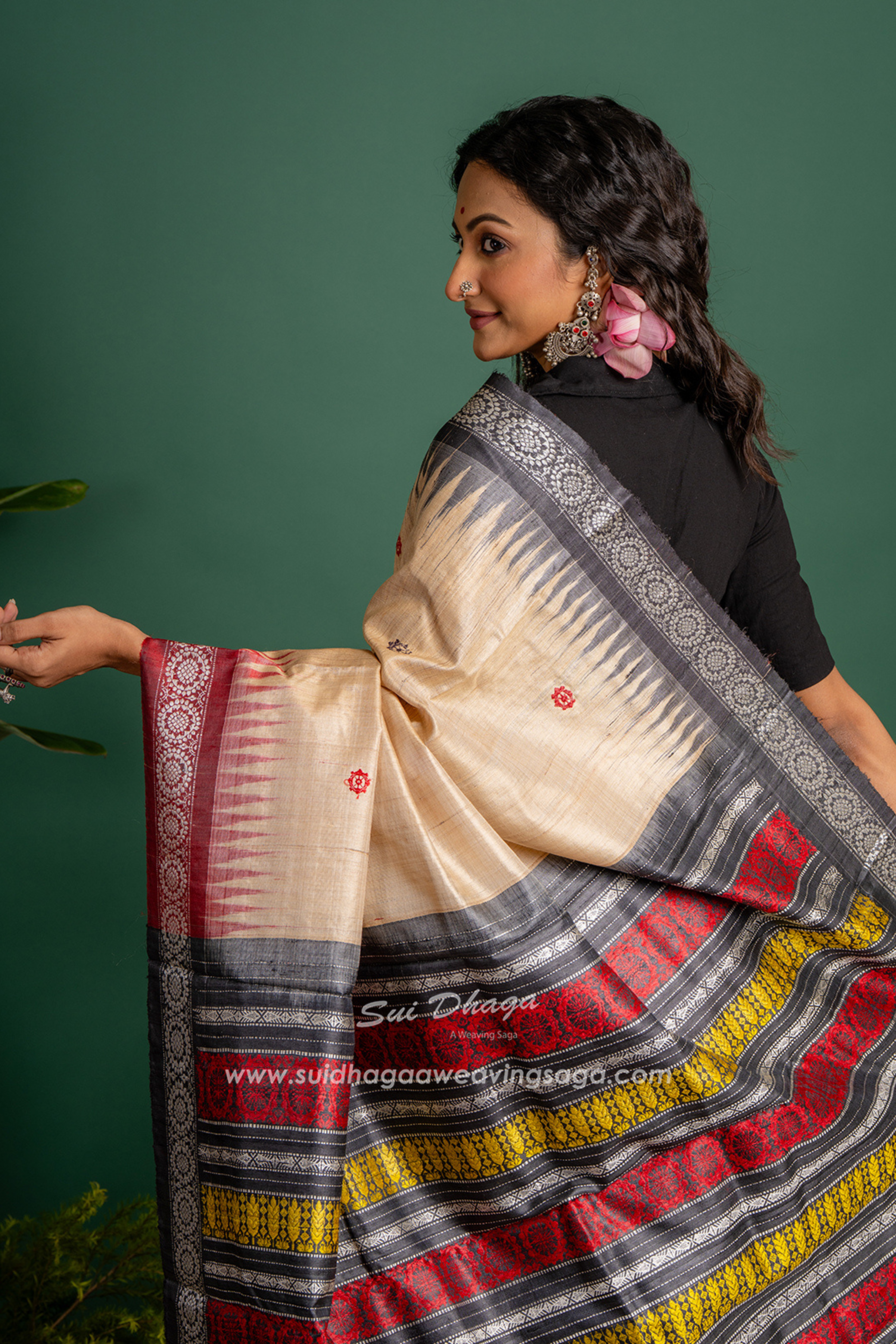 Ganga Jamuna Border Gopalpur Tussar Saree