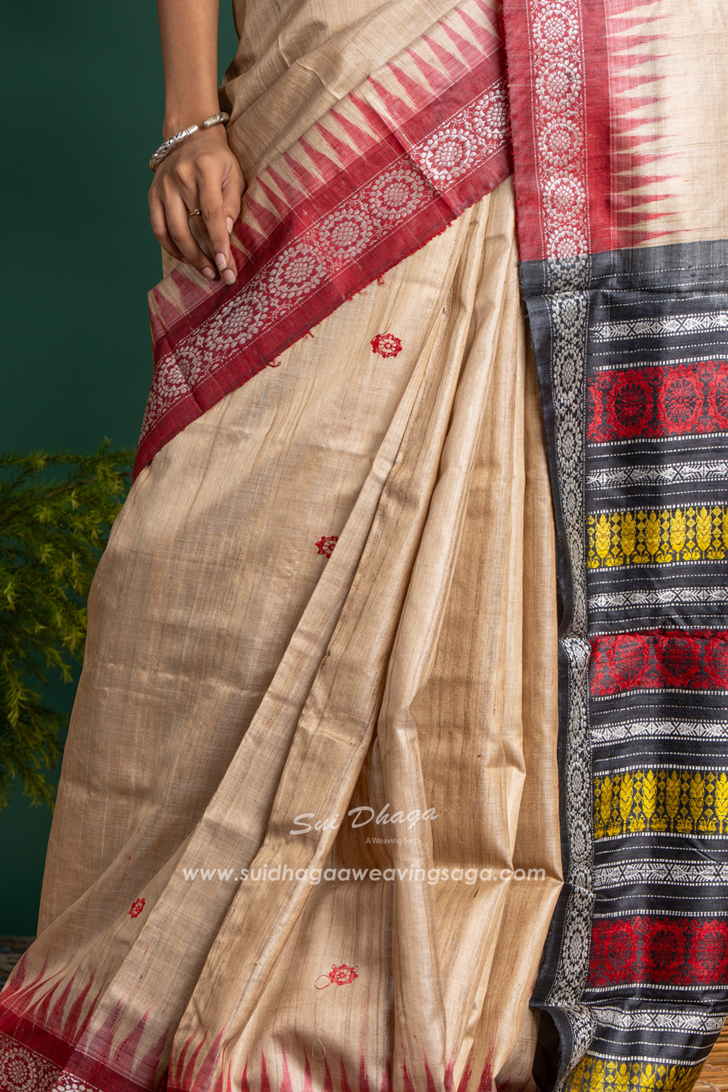 Ganga Jamuna Border Gopalpur Tussar Saree