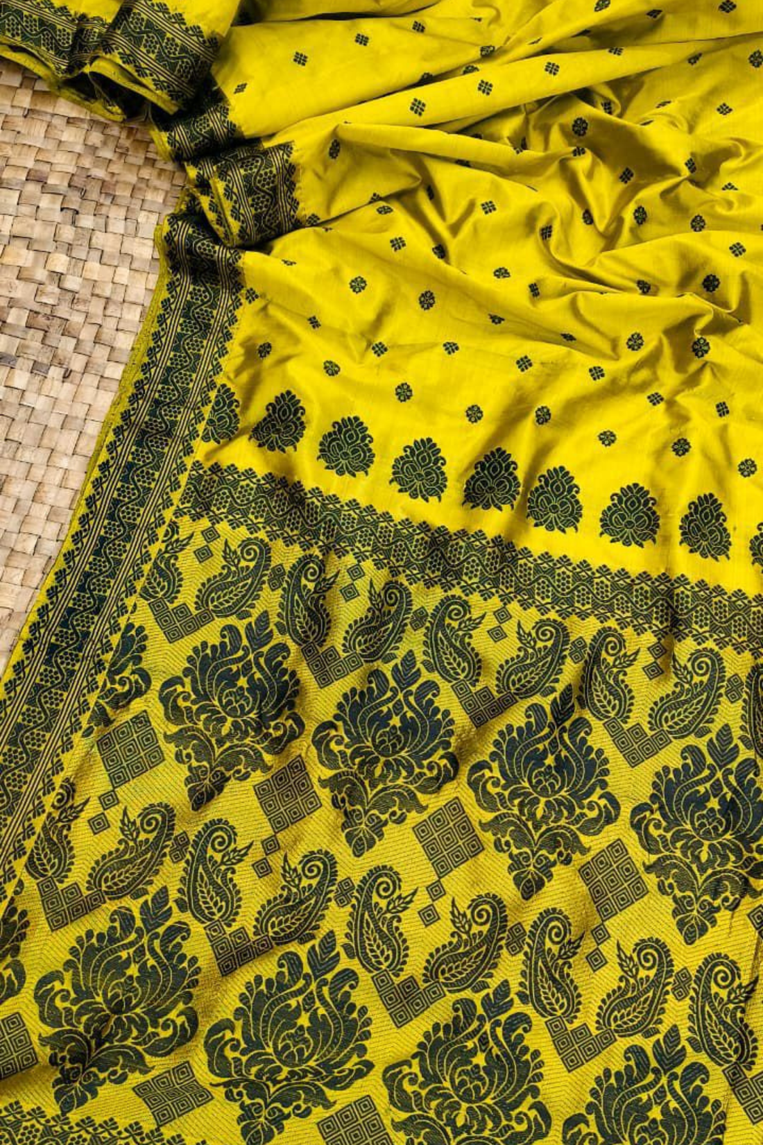 Meghrang Paat Mulberry Assam Silk Saree