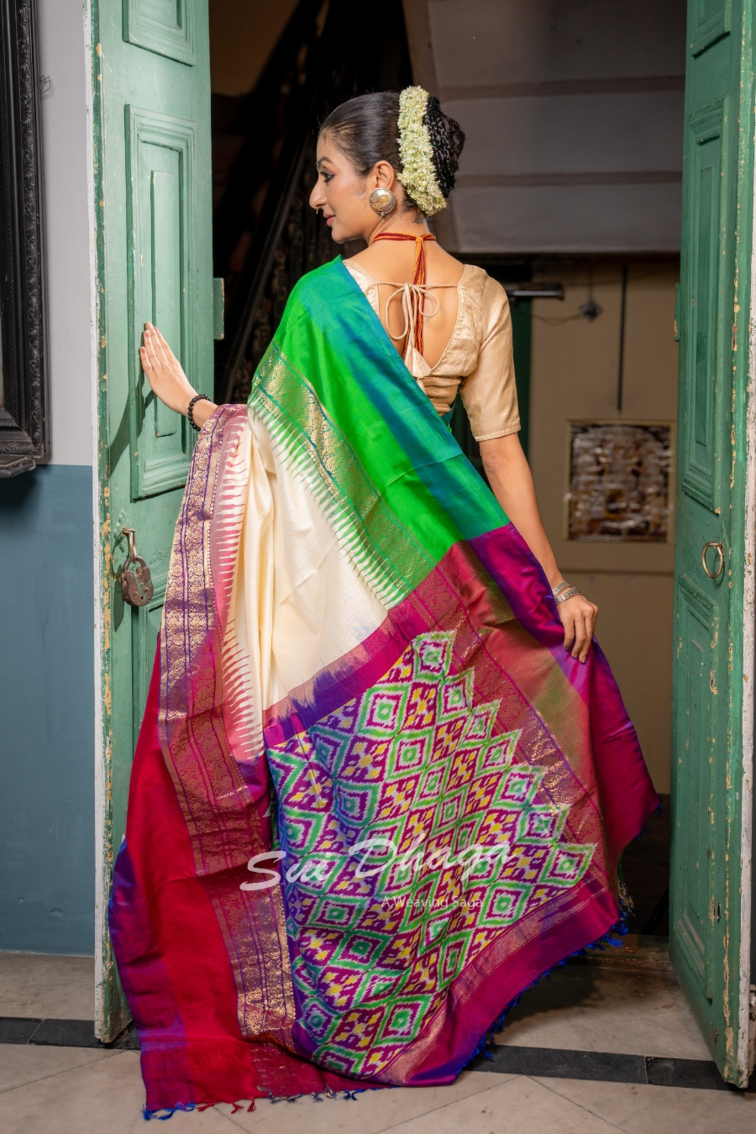 Double Weave Pure Silk Saree