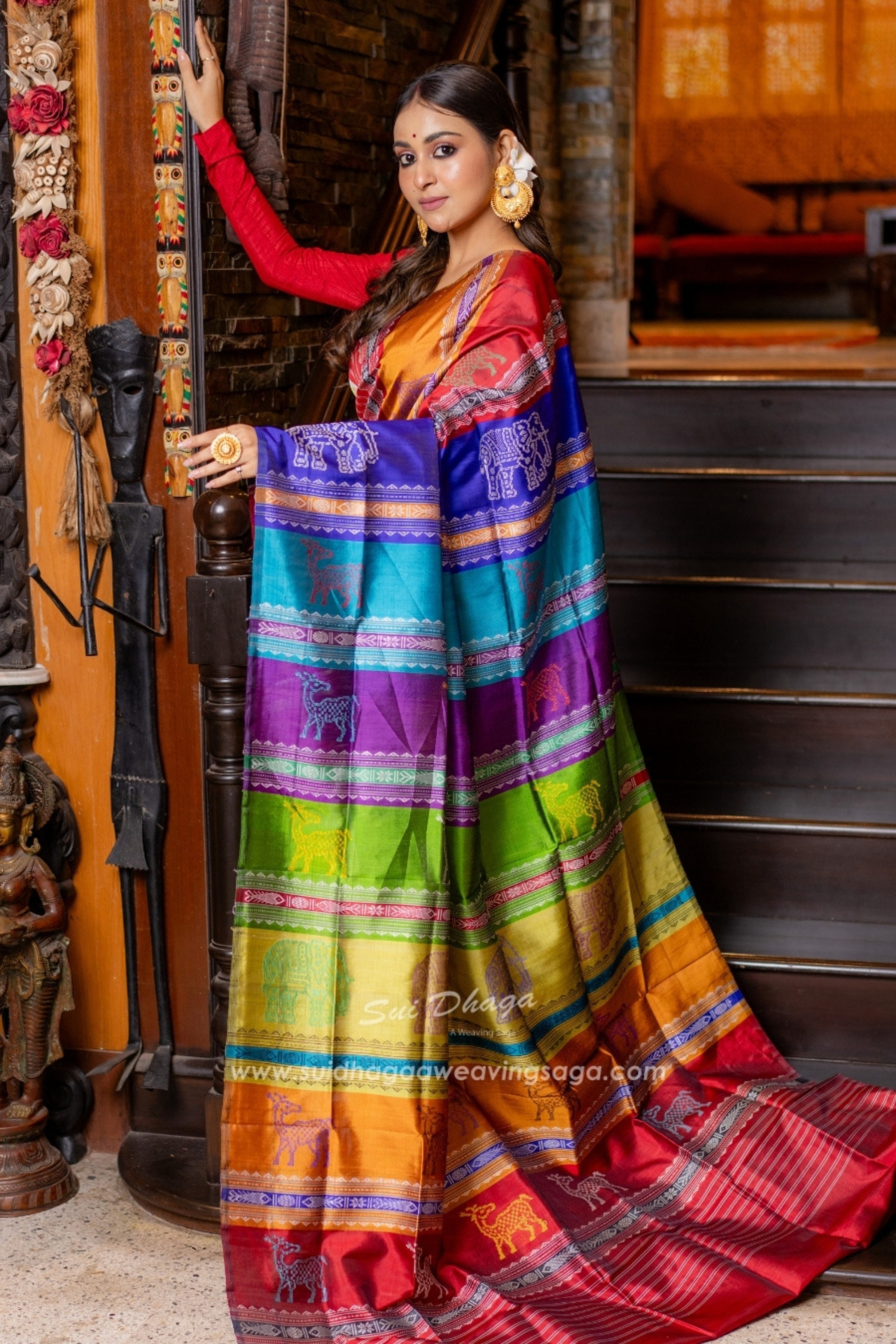 Ganga Jamuna Pure Silk Saree