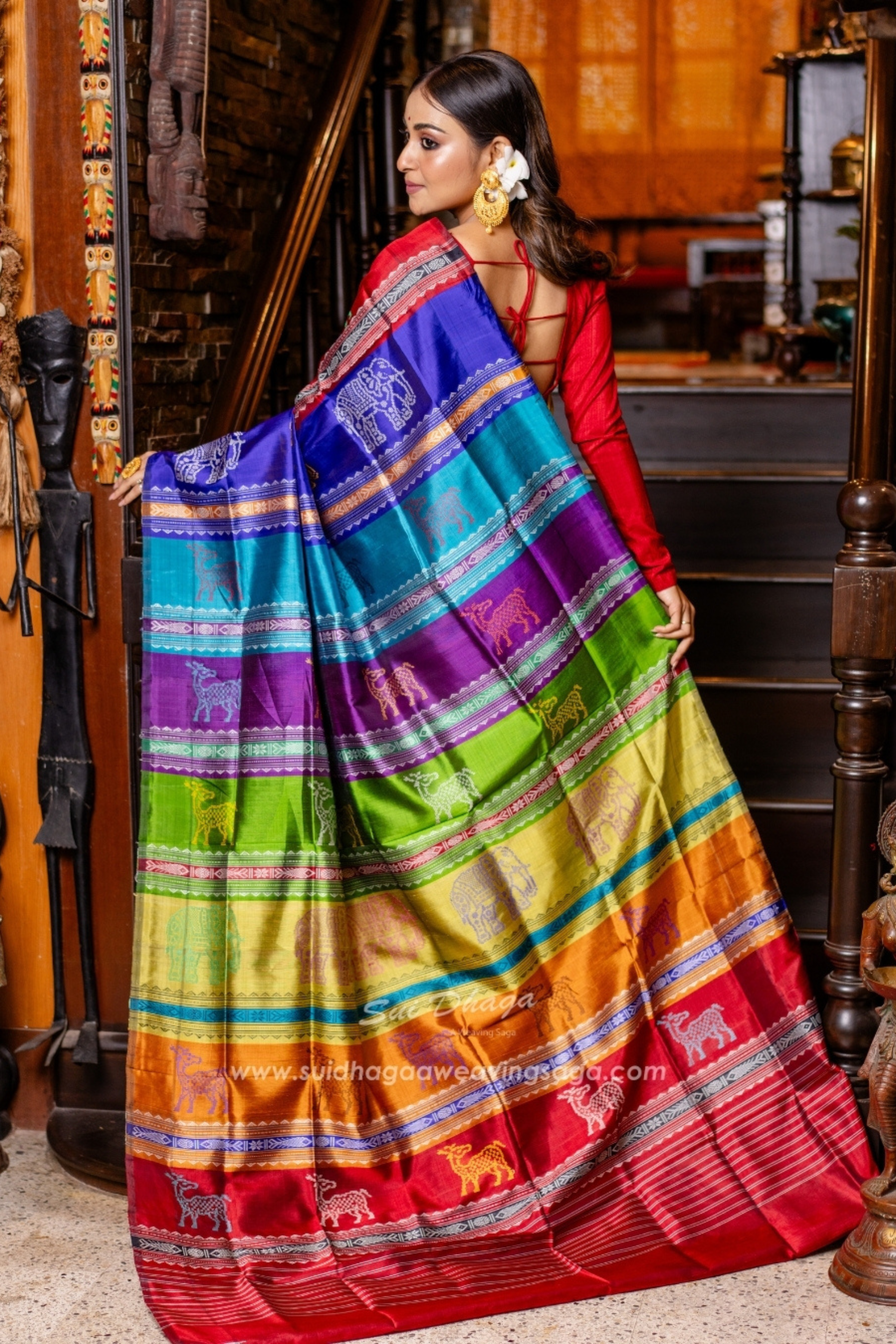 Ganga Jamuna Pure Silk Saree