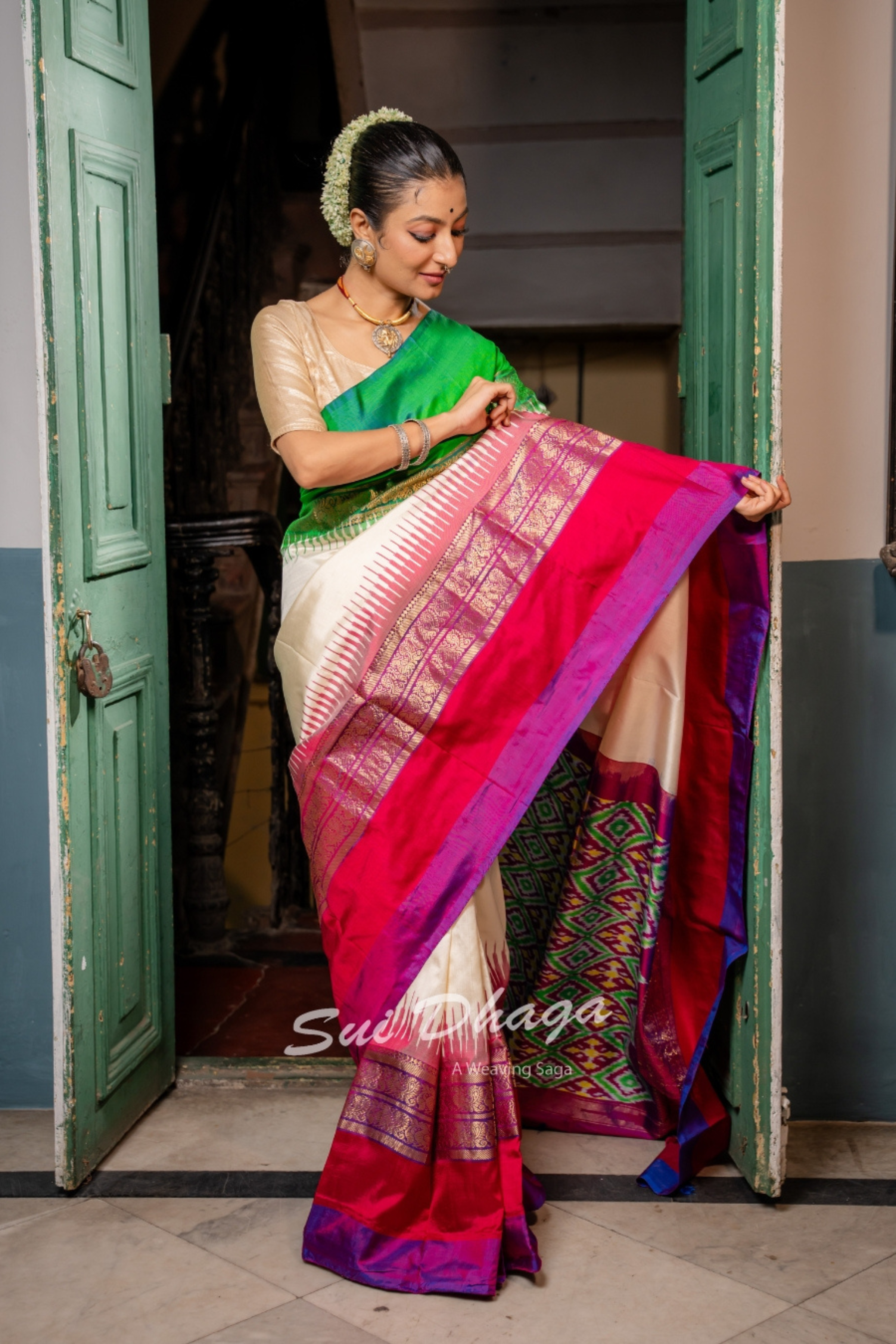 Double Weave Pure Silk Saree