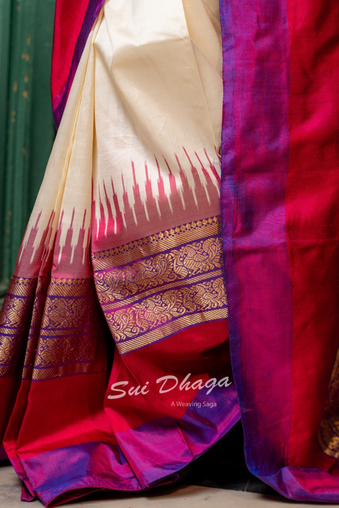 Double Weave Pure Silk Saree