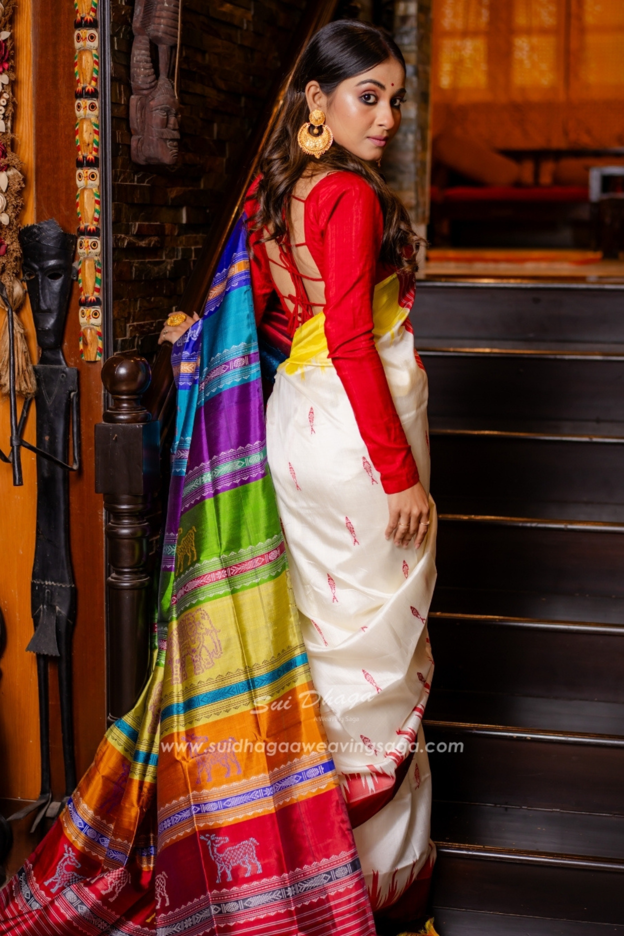Ganga Jamuna Pure Silk Saree
