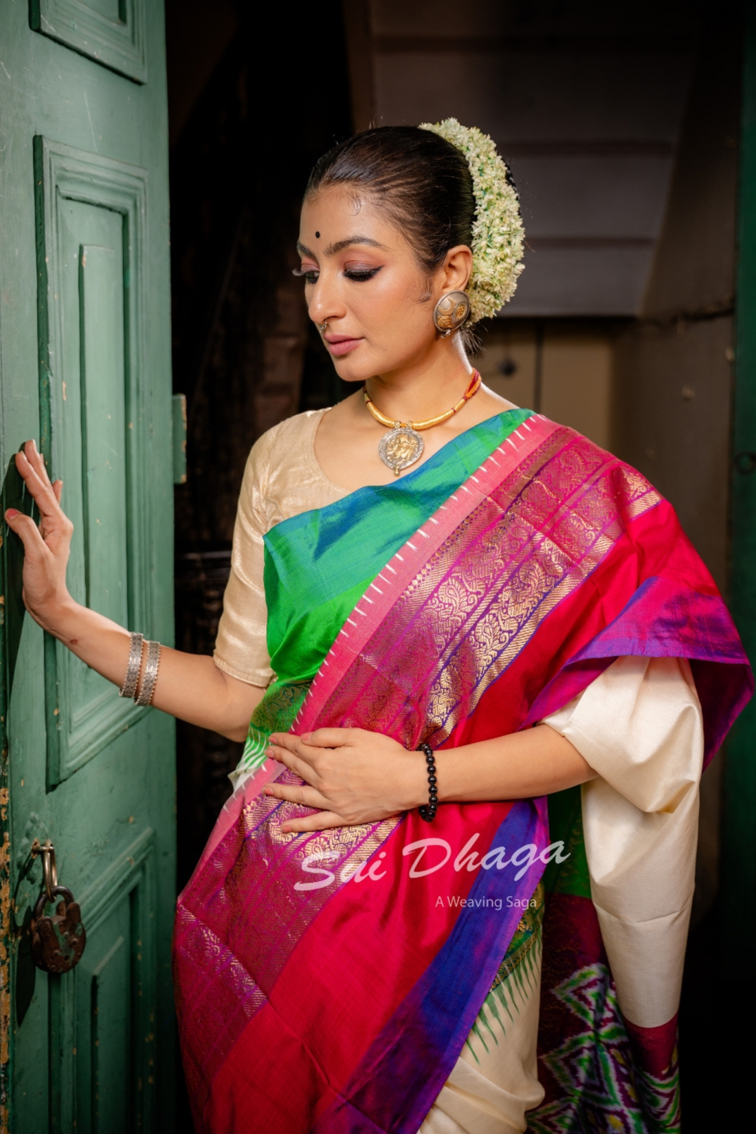 Double Weave Pure Silk Saree