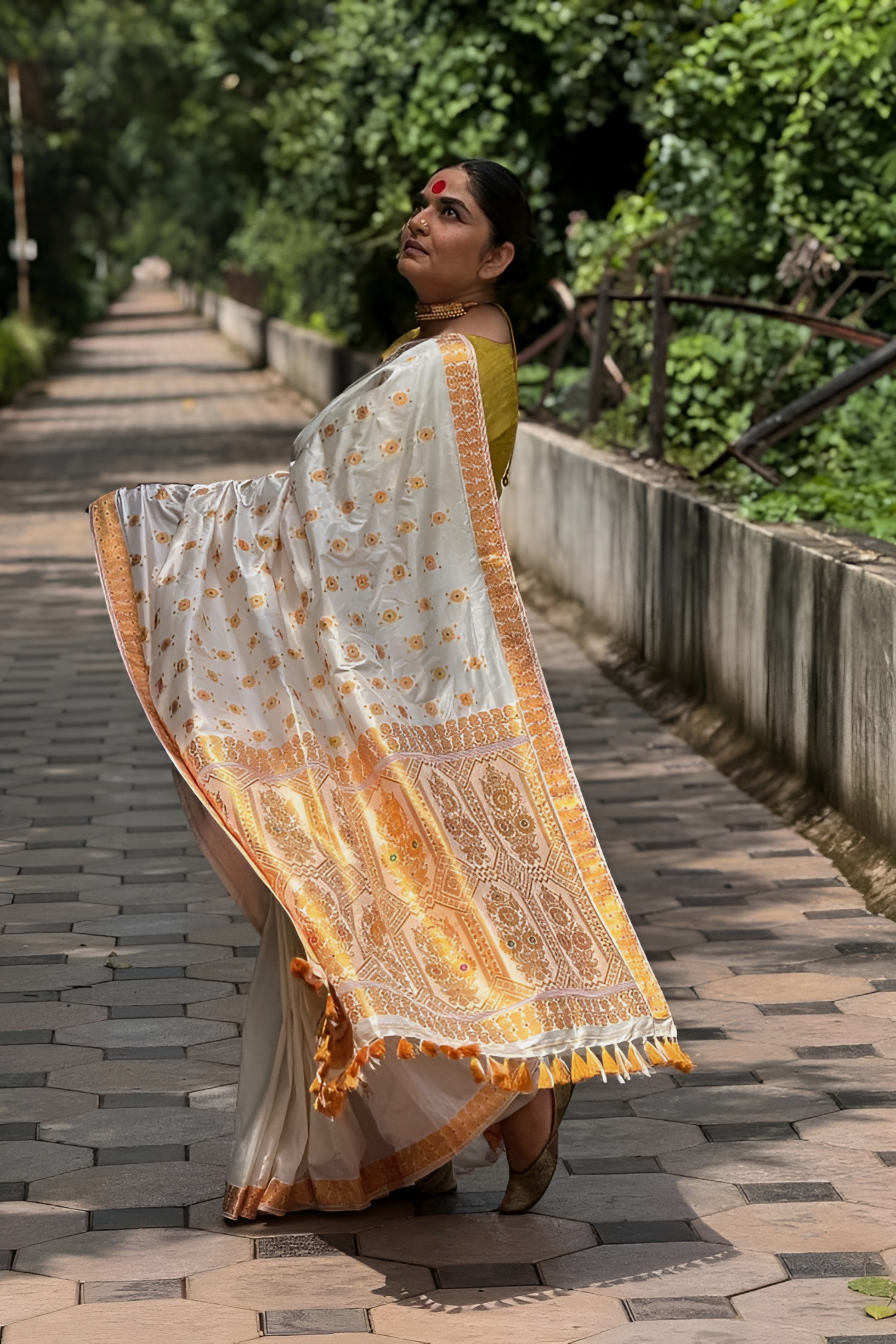 Grace Meets Heritage — Mulberry (Paat) Assam Silk