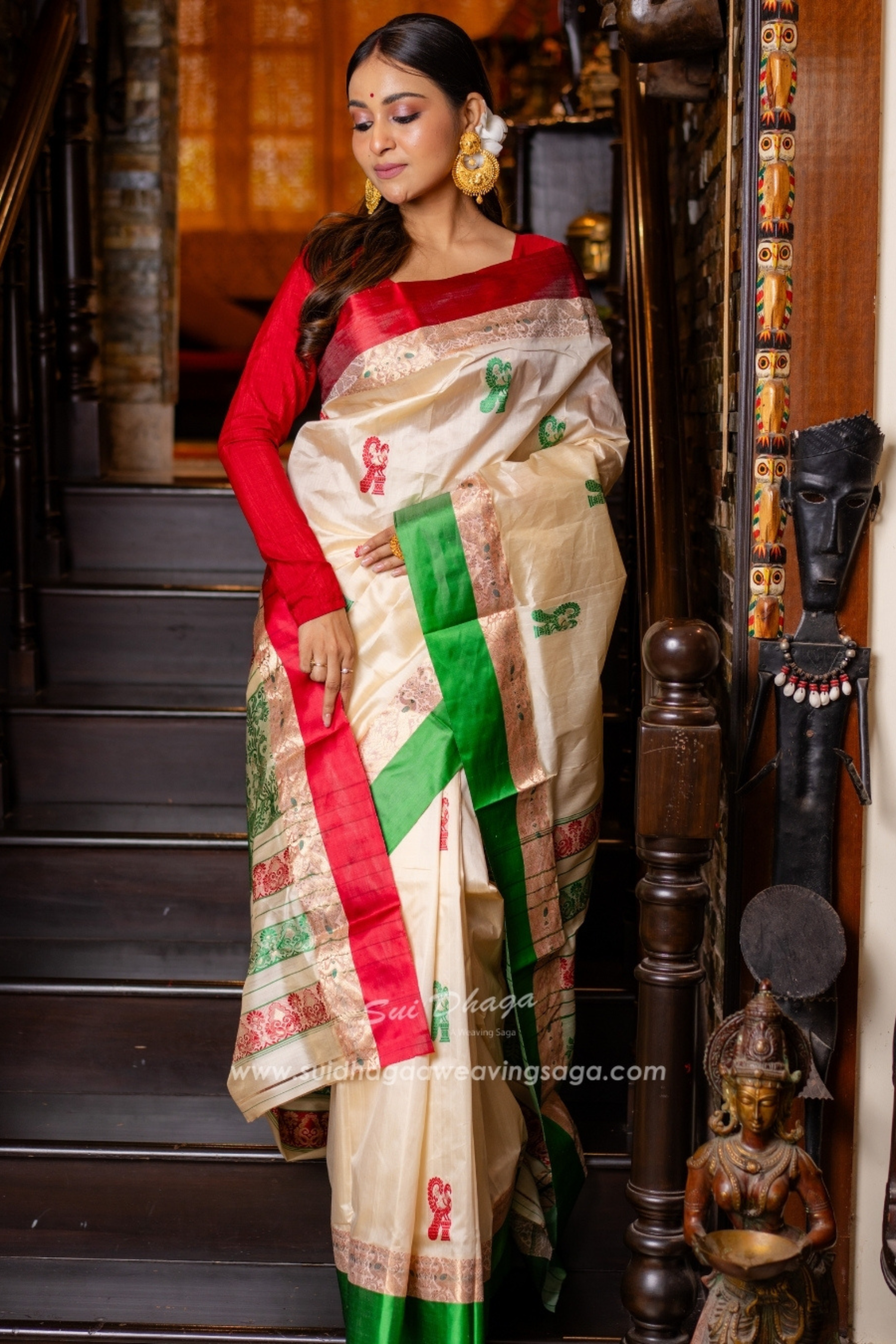 Ganga Jamuna Pure Silk Saree