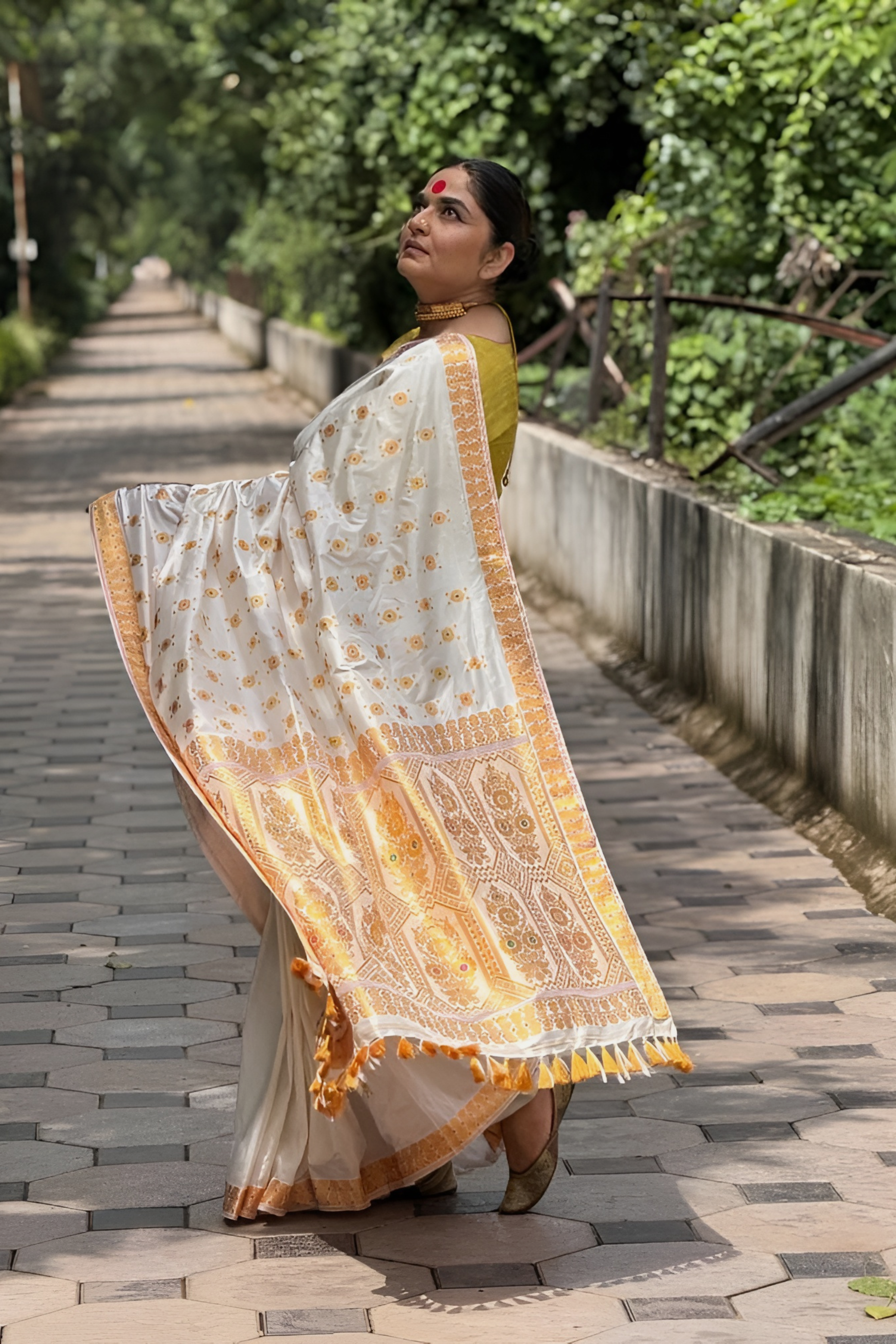 Grace Meets Heritage — Mulberry (Paat) Assam Silk