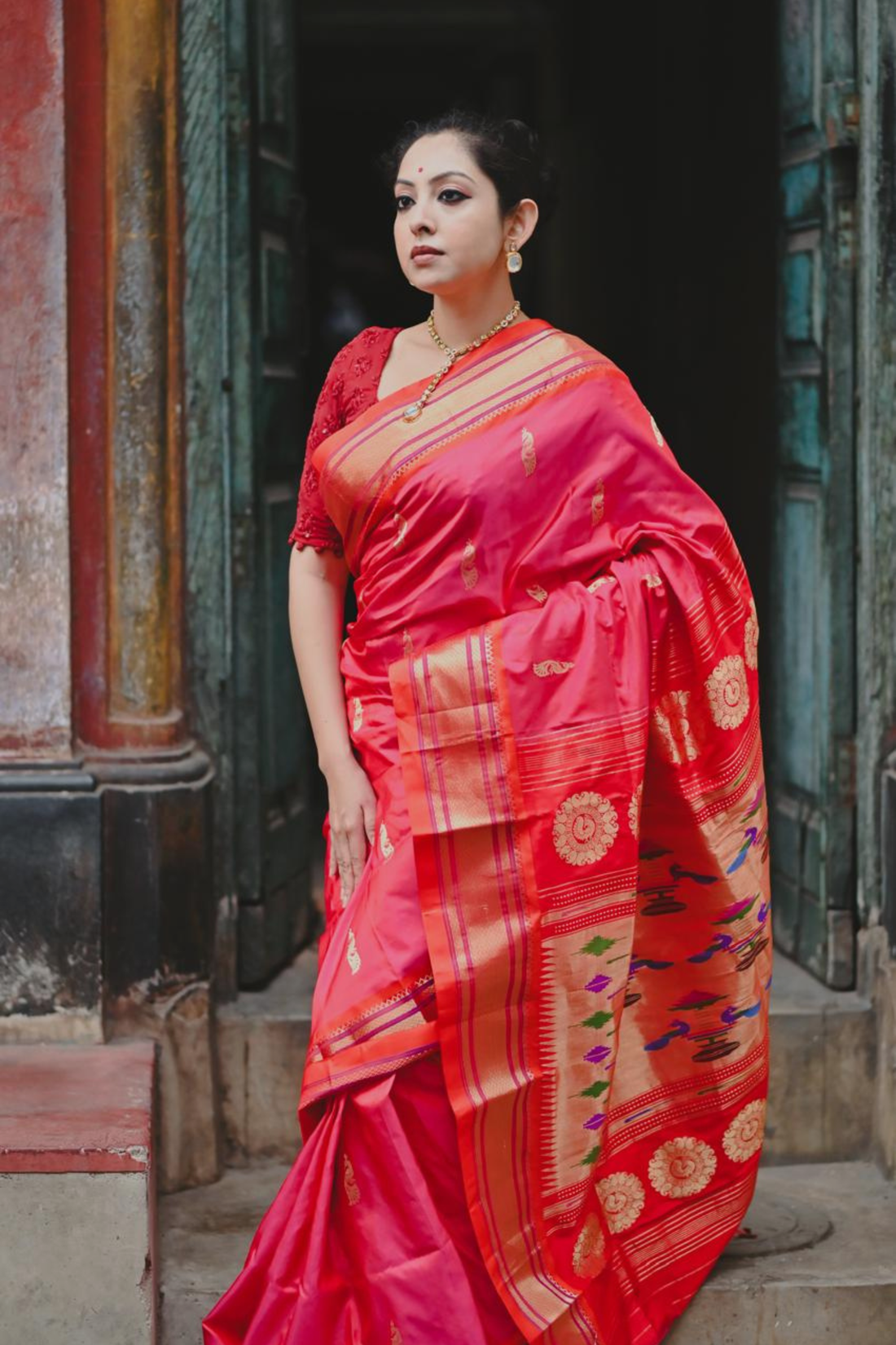 Maharani Elegance Paithani Pure Silk Saree