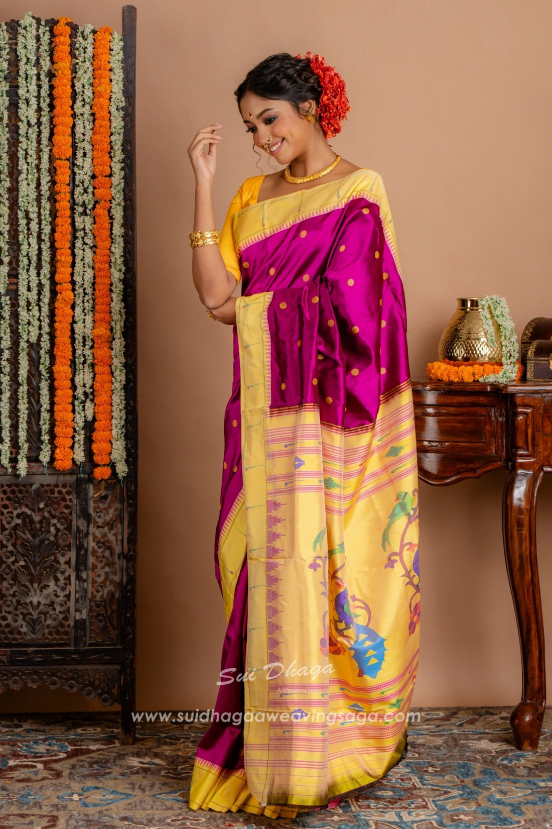 No Zari Paithani