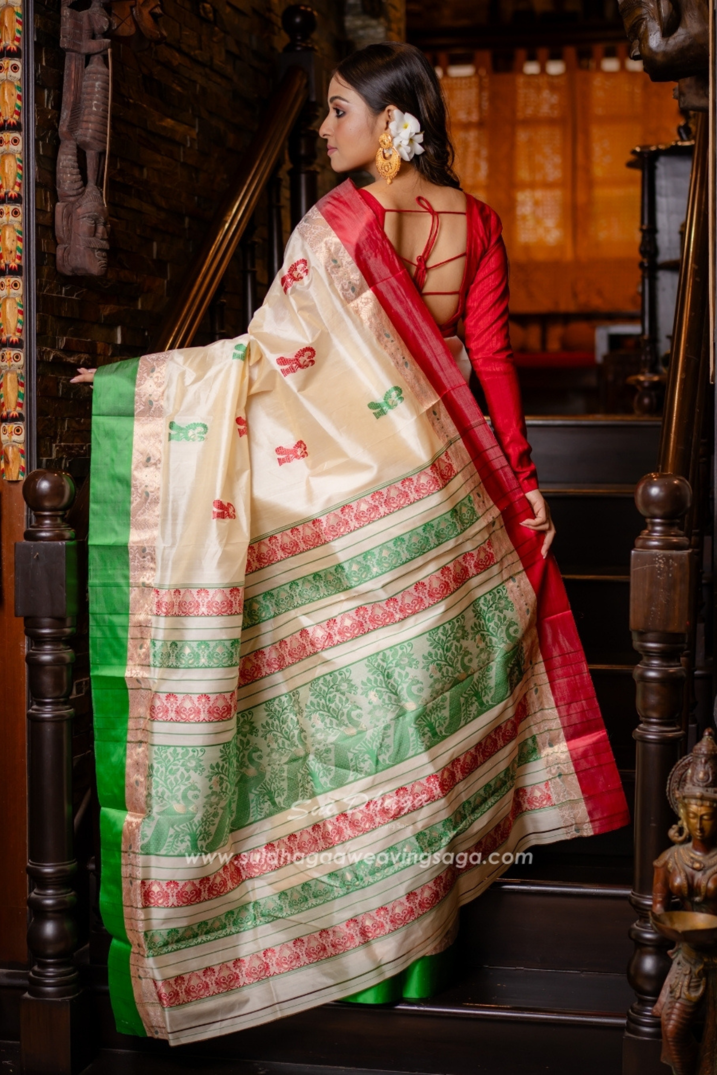 Ganga Jamuna Pure Silk Saree