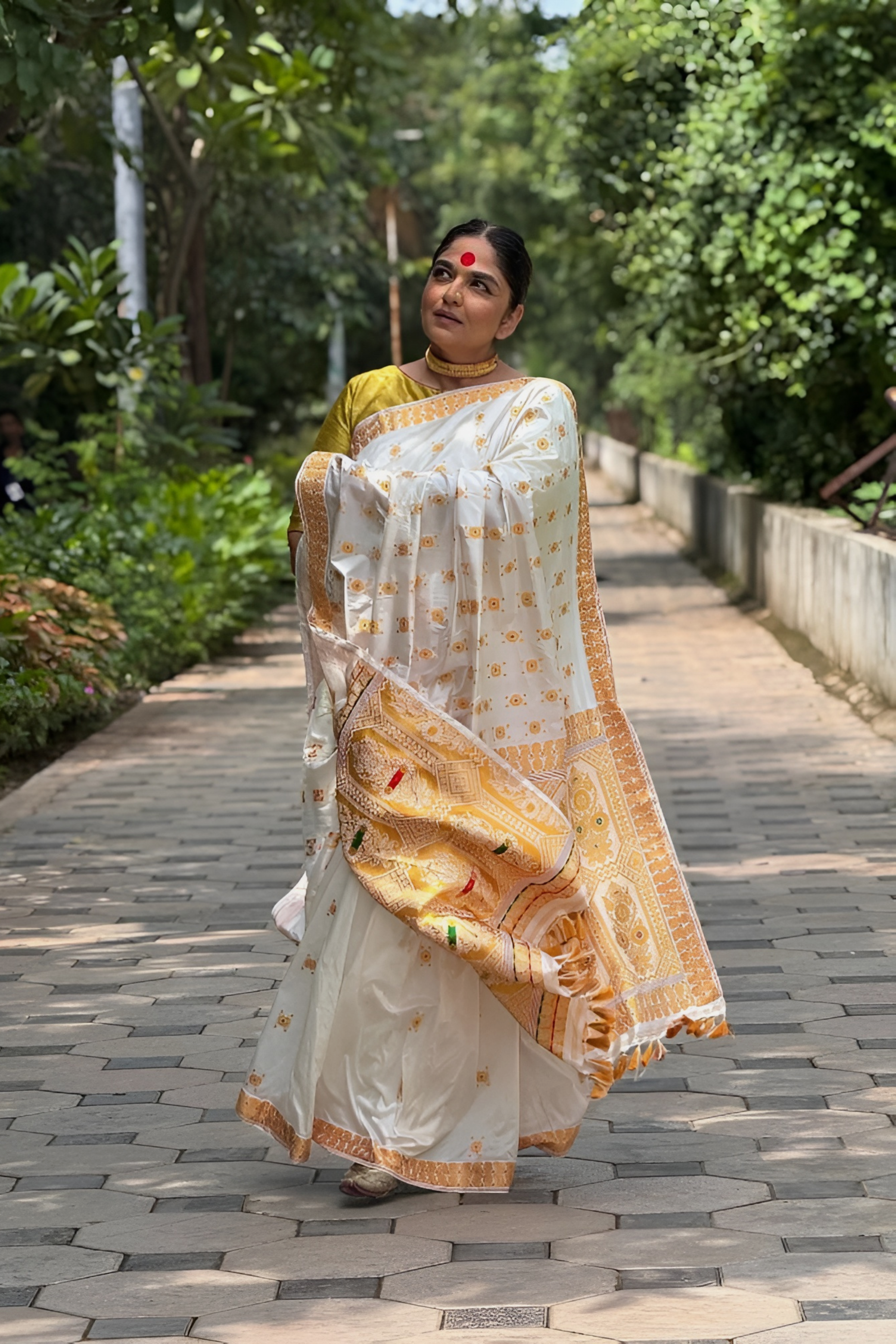 Grace Meets Heritage — Mulberry (Paat) Assam Silk