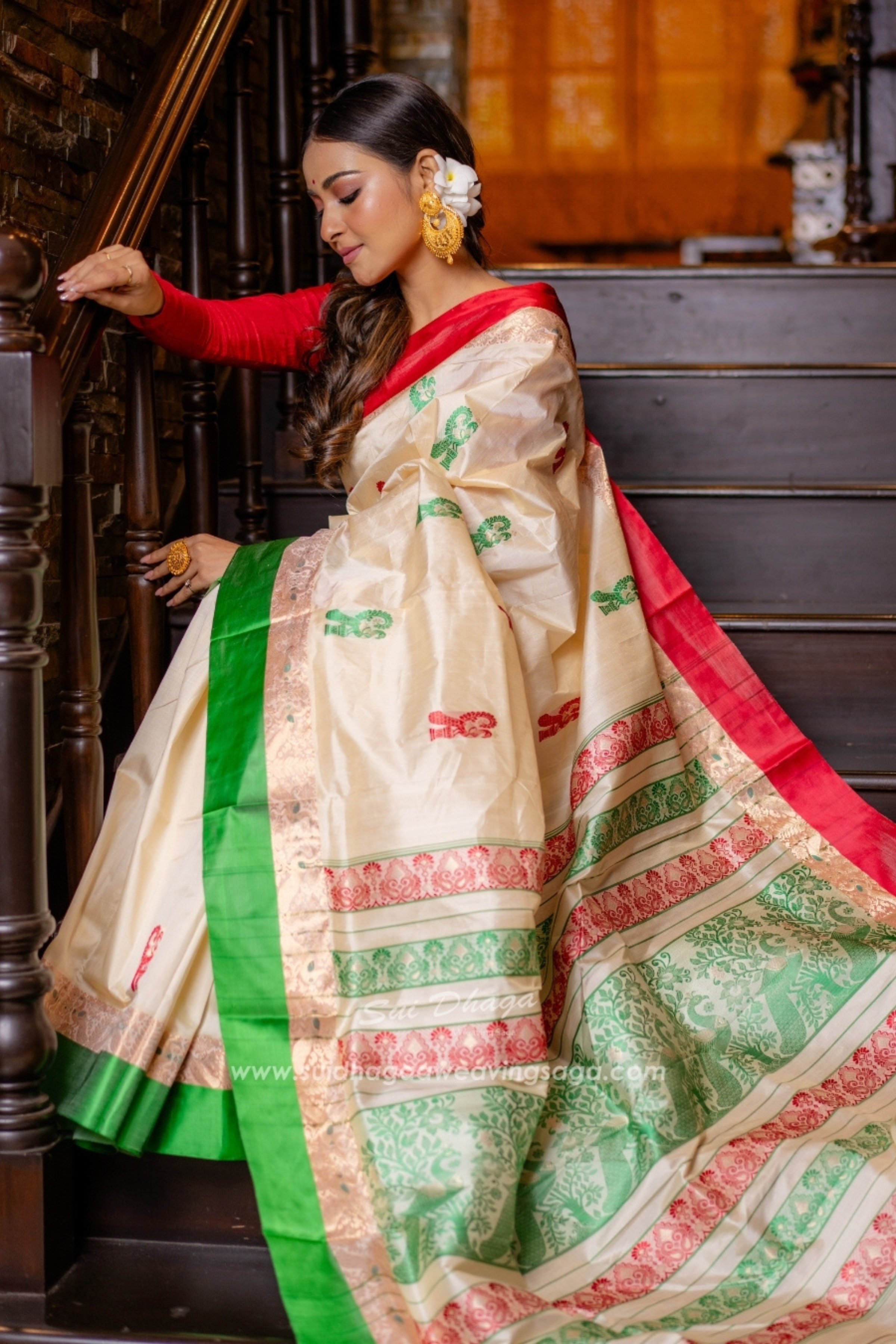 Ganga Jamuna Pure Silk Saree