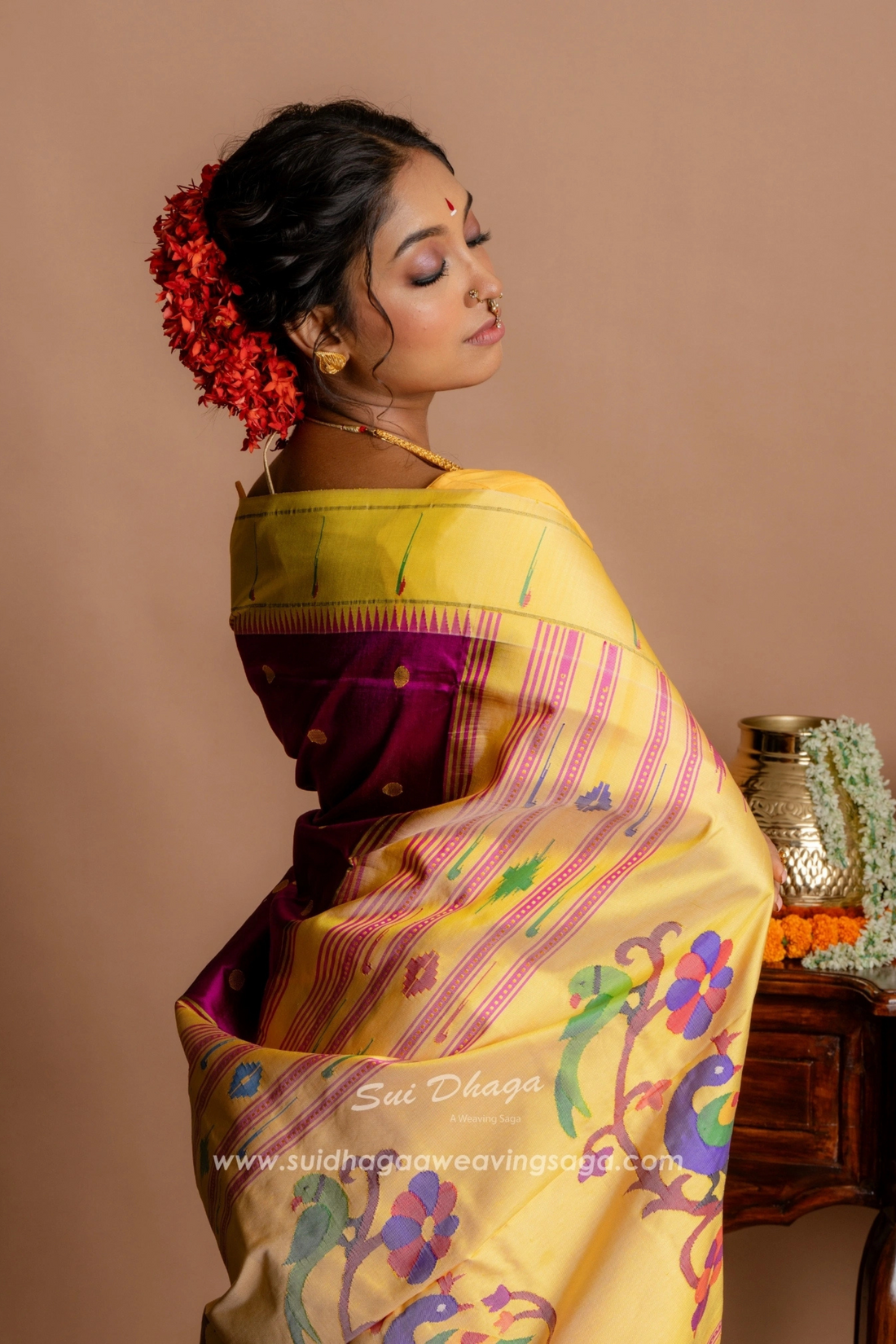No Zari Paithani
