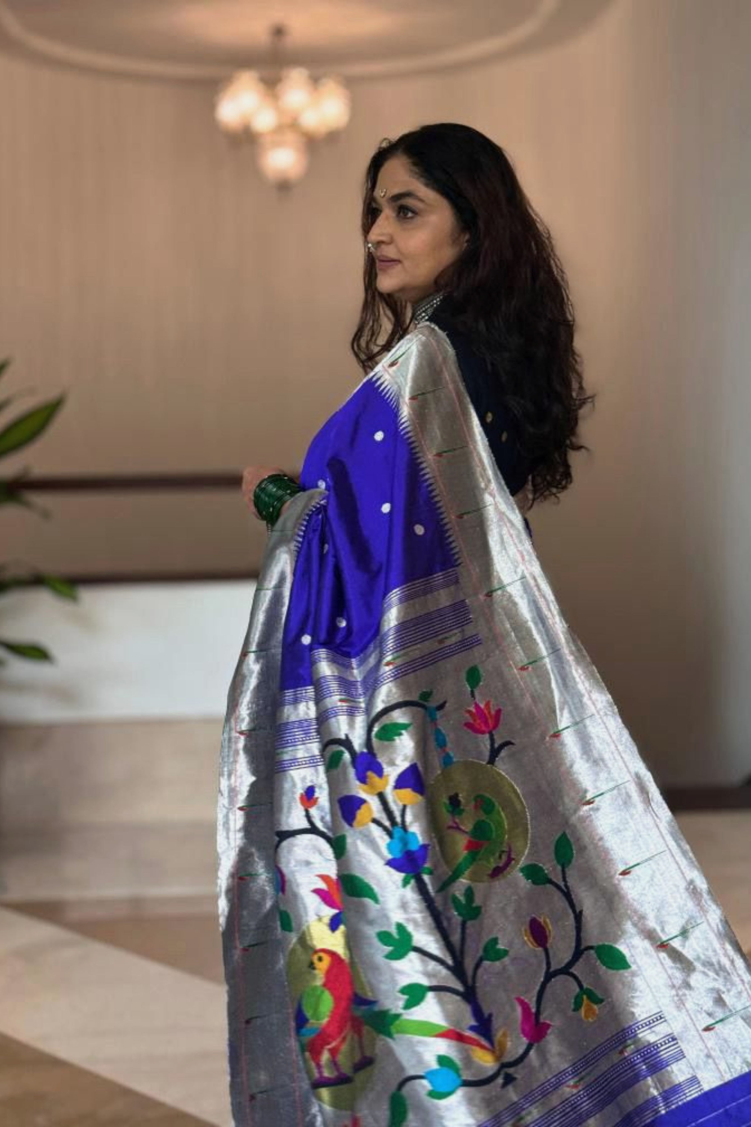 A Symphony in Silk & Silver