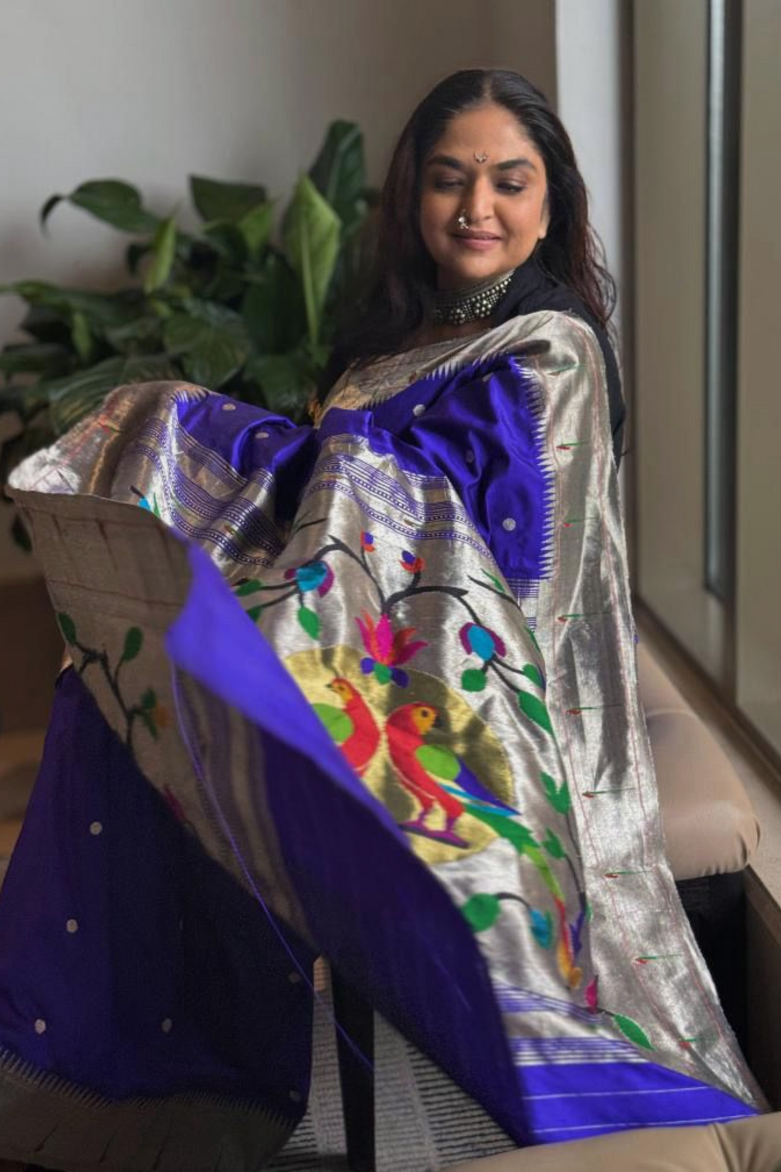 A Symphony in Silk & Silver