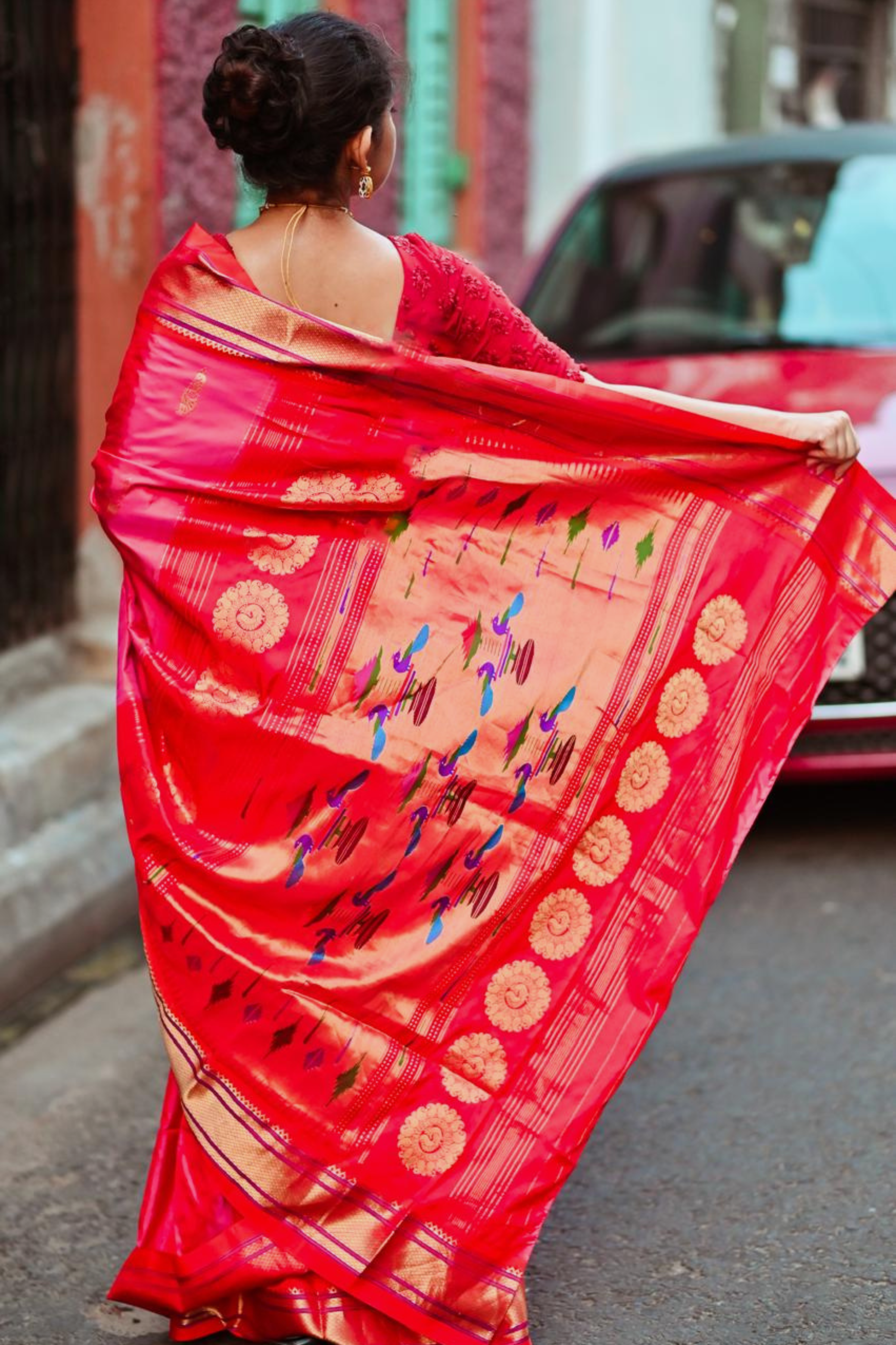 Maharani Elegance Paithani Pure Silk Saree