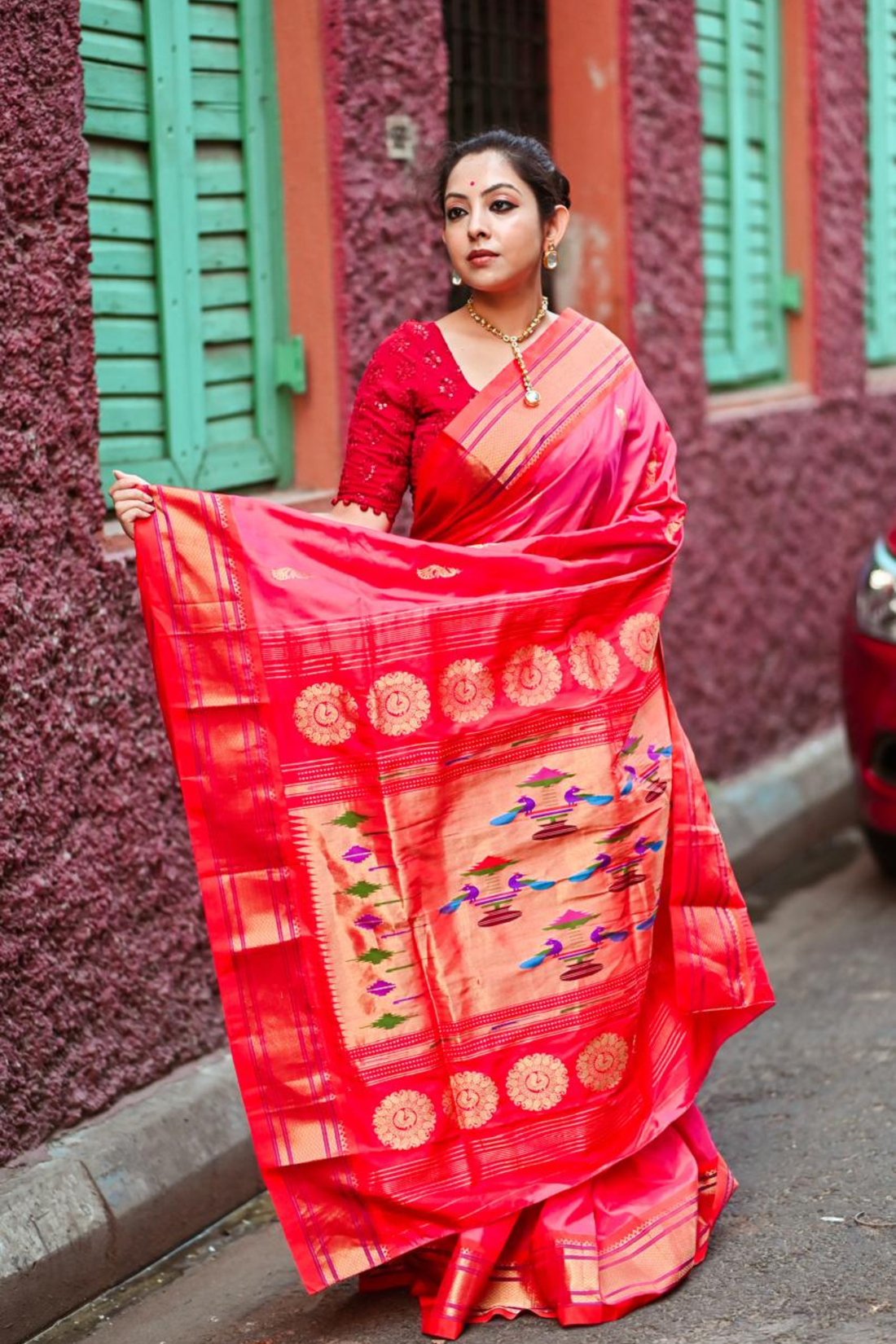 Maharani Elegance Paithani Pure Silk Saree